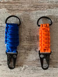 Portachiavi in Paracord con moschettone