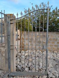 Cancello in ferro zincato