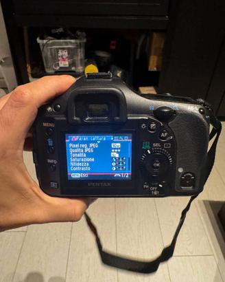fotocamera professionale pentax k10d completa