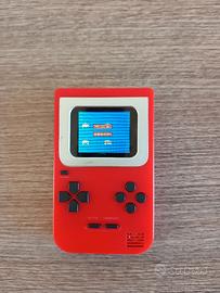 console retro game modello Gameboy rossa 