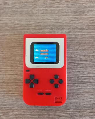 console retro game modello Gameboy rossa 