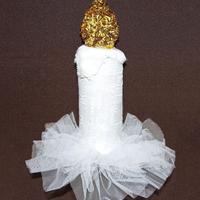 CANDELE FINTE NATALIZIE altezza 20 cm