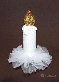 CANDELE FINTE NATALIZIE altezza 20 cm