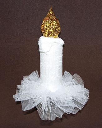 CANDELE FINTE NATALIZIE altezza 20 cm