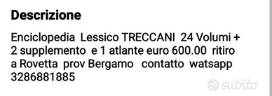 Enciclopedica TRECCANI LESSICO