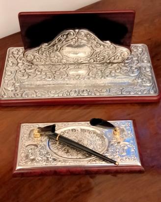 ELEGANTE SERVIZIO DA SCRIVANIA IN ARG. 925
