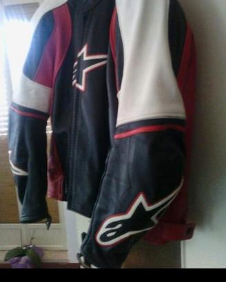 giubbotto in pelle alpinestar