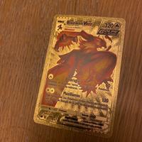 Carta pokemon Blaziken VMax Golpe Fluido Carta Oro