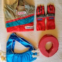 Tuta da kart+guanti+paracostole+collare
