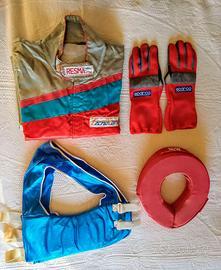 Tuta da kart+guanti+paracostole+collare
