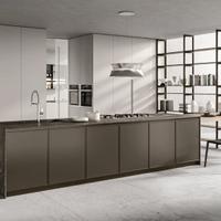 Cucina come Disegno ■ Isola + Colonne + Tavolo