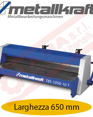 Cesoia manuale per metalli max larghezza 650 mm