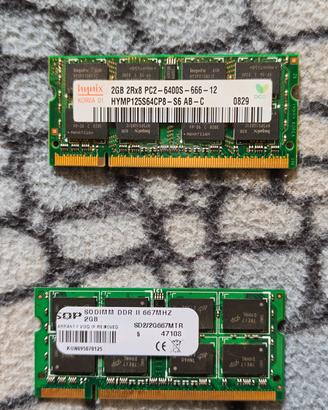 Coppia di Ram da 2GB DDR2
