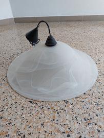 Lampadario in vetro a sospensione
