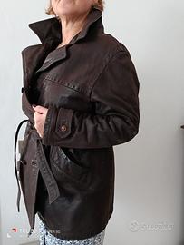 Giaccone in cuoio vintage