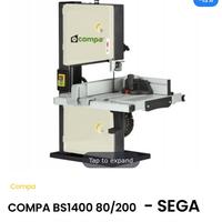 Sega a nastro Compa bs 1400 80/200