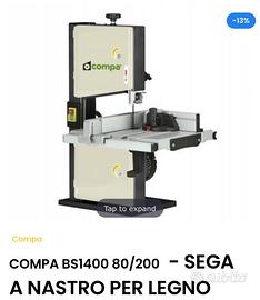 Sega a nastro Compa bs 1400 80/200