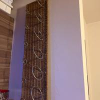 Porta bottiglie da vino da parete