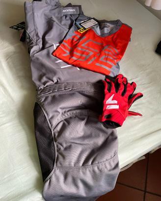 tuta  motocross  ACERBIS  nuova
