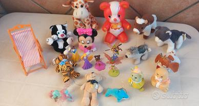 set peluche giocattoli minnie pixie venturelli