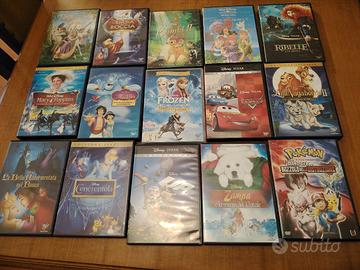 dvd cartoni animati film Disney da 1 a 5 euro 