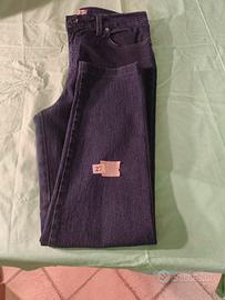 Jeans donna blu scuro D Luce taglia L vestibilità