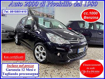 Citroen C3 1.0 con Tagliando e Garanzia inclusi