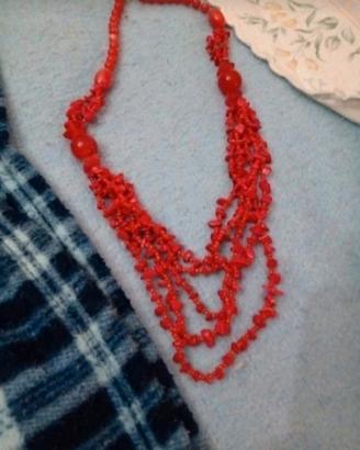 collana corallo vero rosso