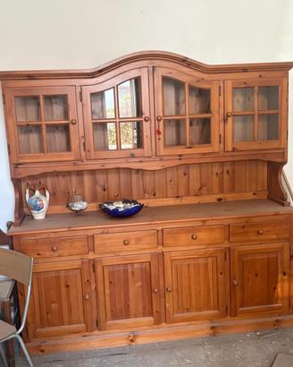 Credenza con vetrina
