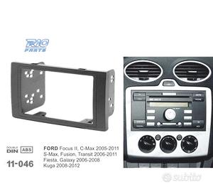 TELAIO NERO RADIO 2-DIN PER FORD FOCUS C-MAX S-MAX