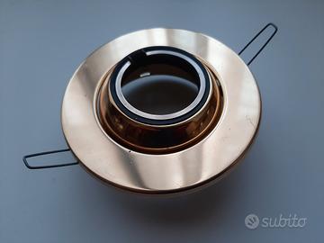 10 porta faretti da incasso orientabili,  25€ tot.