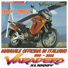 Manuale Officina Italiano Honda XL Varadero 1000