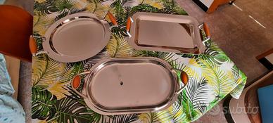 Vassoi d'acciaio  inox 18/10