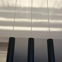 Lampadario faretti sospensione + 3 lampadine GU10