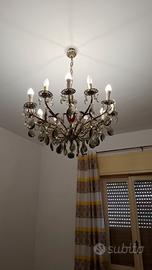 Lampario a sospensione vintage 
con gocce 