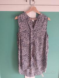 Canotta donna in tessuto