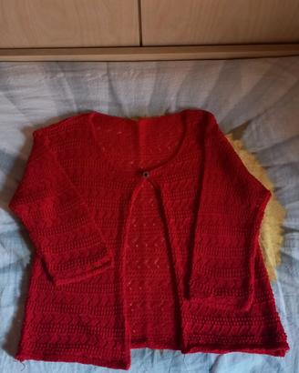 Coprispalla donna rosso misura Small
