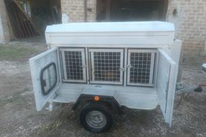 Rimorchio trasporto cani