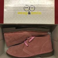 Scarpe in vera pelle rosa n.35