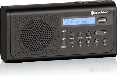 Radio sveglia DAB/ FM Roadstar Nuova imballata