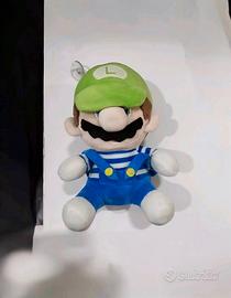 Morbido peluche del personaggio Luigi di Super Mar