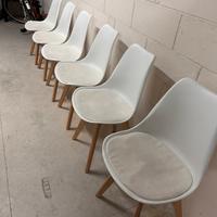 Sedie imbottite moderne