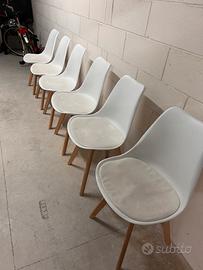 Sedie imbottite moderne