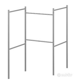 Portasciugamani Ikea BROGRUND inox allungabile