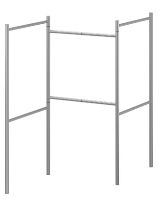 Portasciugamani Ikea BROGRUND inox allungabile