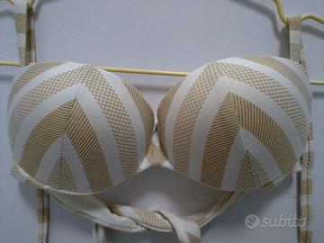 BIKINI BALCONCINO E SLIP CALZEDONIA COBEY BIAN/ORO