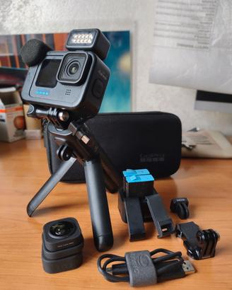 Gopro Hero 12 + media mod + volta