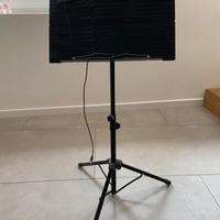 Leggio porta spartiti con luci usb