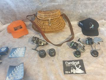 varia attrezzatura pesca, mulinelli d'epocaVintage