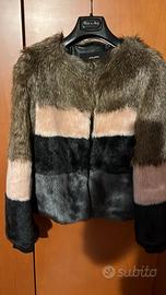 Giubbotto di pelliccia sintetica